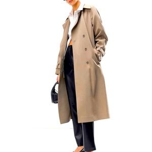 NWOT Oak + Fort Oversized Trench Coat